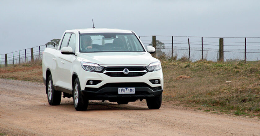 The Ssangyong Musso XLV ute