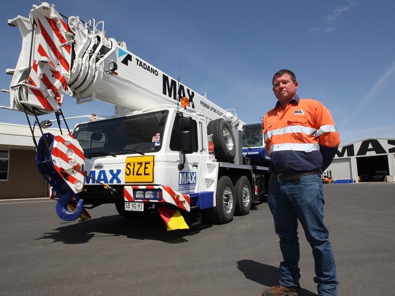 MAX Crane and Equipment Hire heavy lift manager Michael Kuhn can't be happier with his four new Tadano GT-600EX cranes.