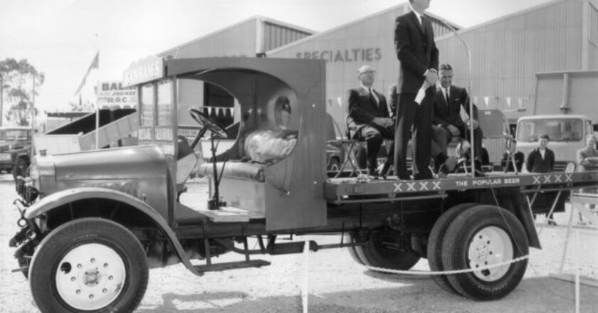 The Thornycroft A2 as it was at the 1968 Queensland Truck Show