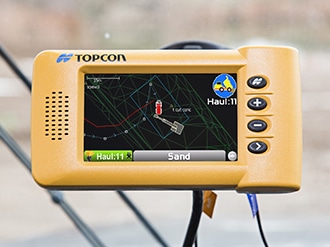 The Topcon HT-30 real-time haul count system.