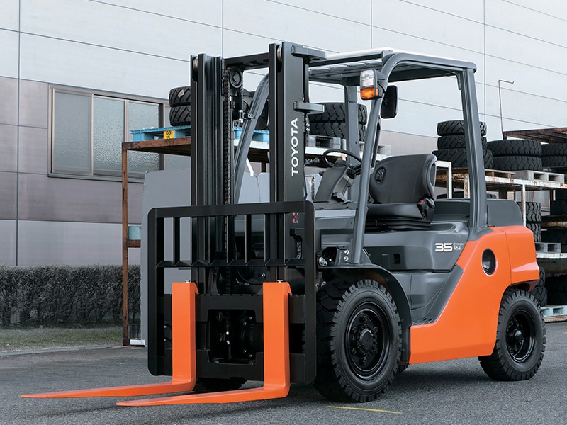 Toyota's 8-Series forklift.