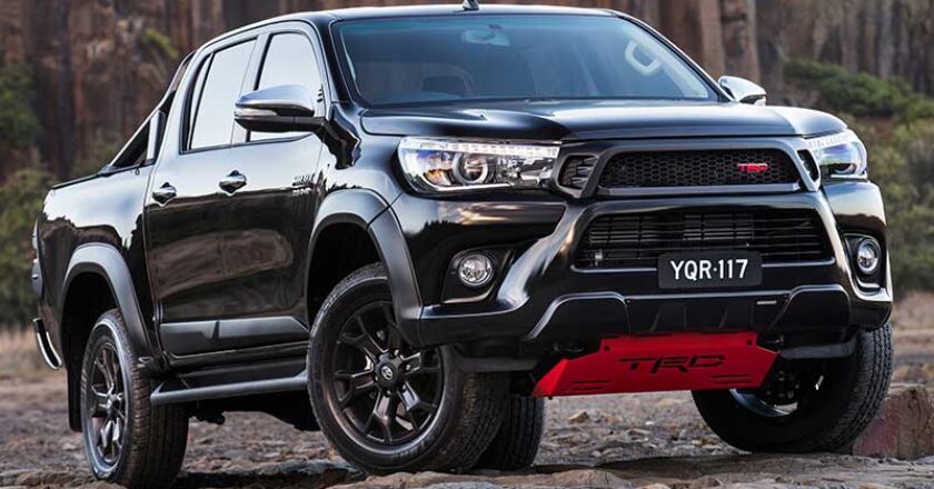 The TRD-enhanced Toyota HiLux