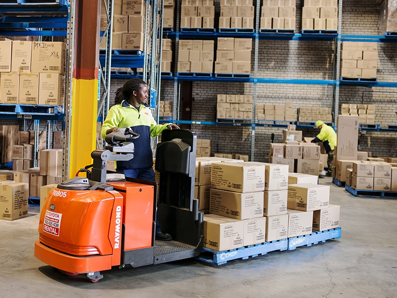 Parton Logistics uses a wide range of Toyota Material Handling equipment at its warehouses in Perth and Melbourne.