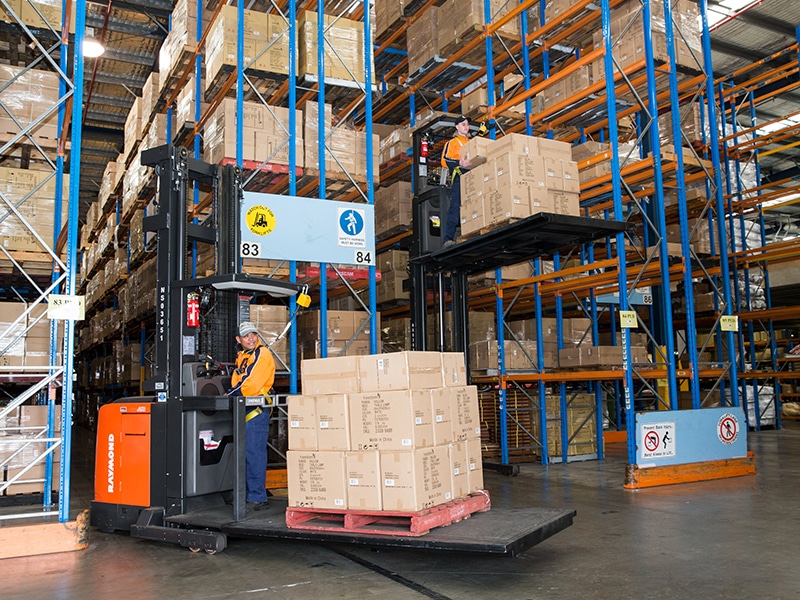 Part of the Toyota fleet at Unitrans Asia Pacific’s Kings Park distribution centre.