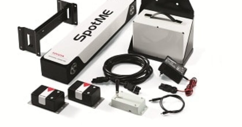 SpotMe’s infra-red direction-sensitive sensors detect the movement of approaching forklifts and pedestrians at the crossroads