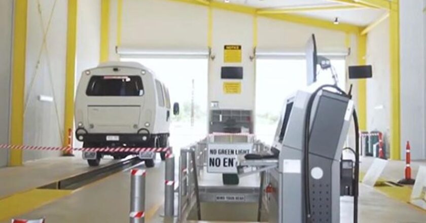 The truck inspection facility