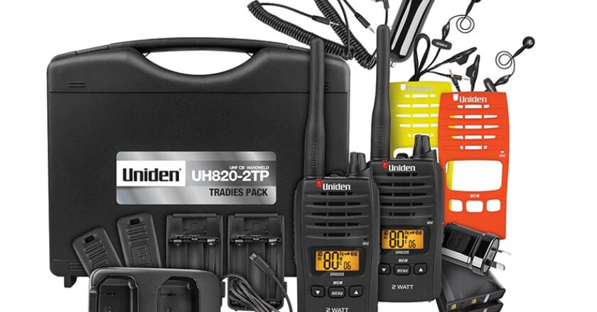 Uniden UH820S UHF radio Tradies Pack