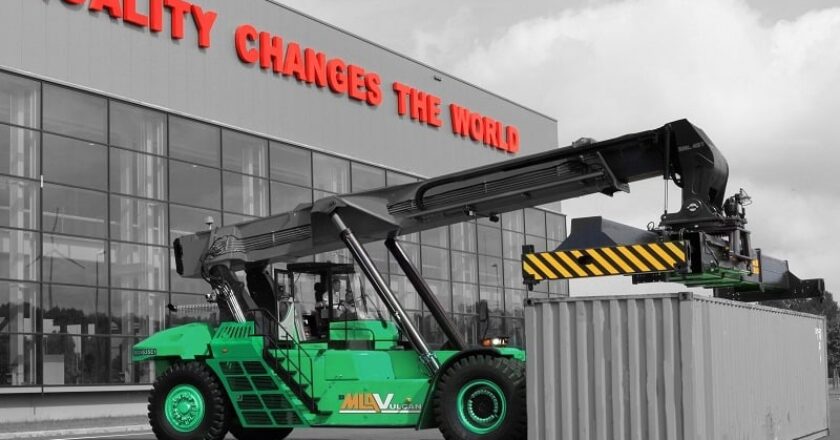 The new MLA Vulcan MKII reach stacker is the ultimate workhorse