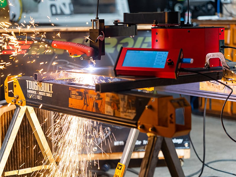 The ArcDroid will appeal to anyone who needs to cut custom shapes and plates