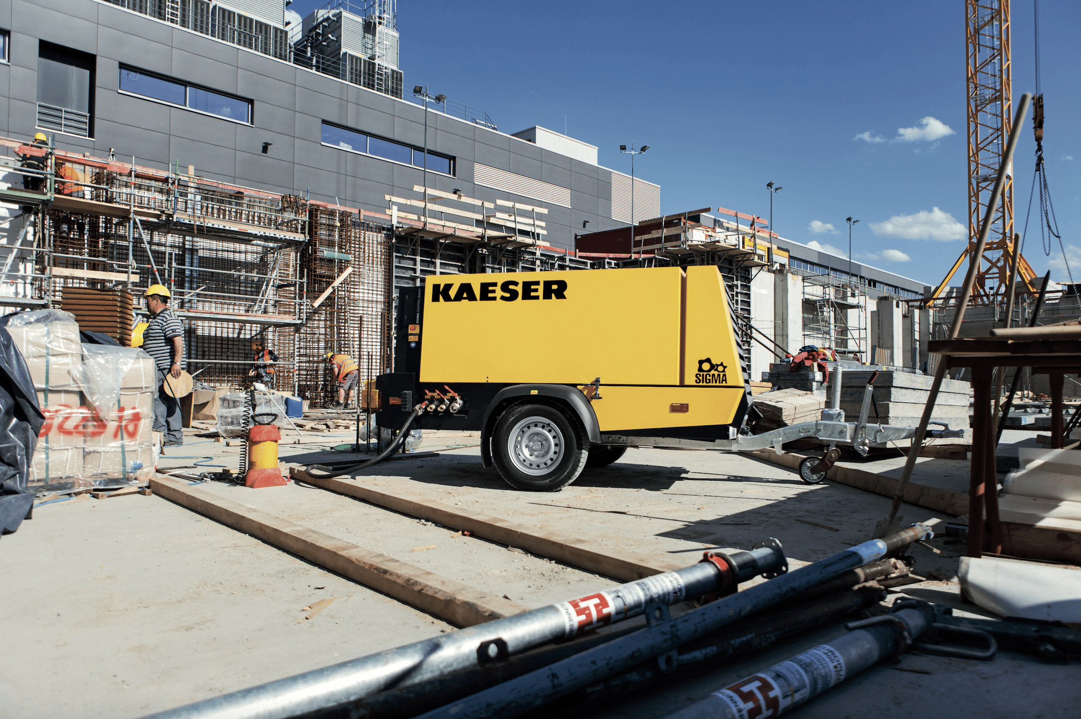 Compressor Range All-rounder Kaeser’s Mobilair compressor range - Trade Plant Equipment