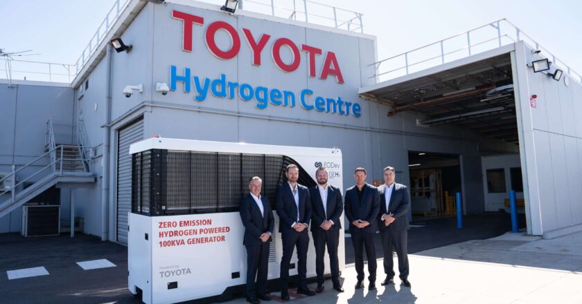 Toyota has partnered with EODev and Blue Diamond Machinery (BDM) to assemble, distribute and sell the GEH2 hydrogen fuel cell generator in Australia